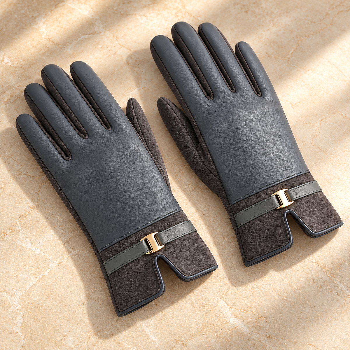 Elena Belted Cuff Gloves