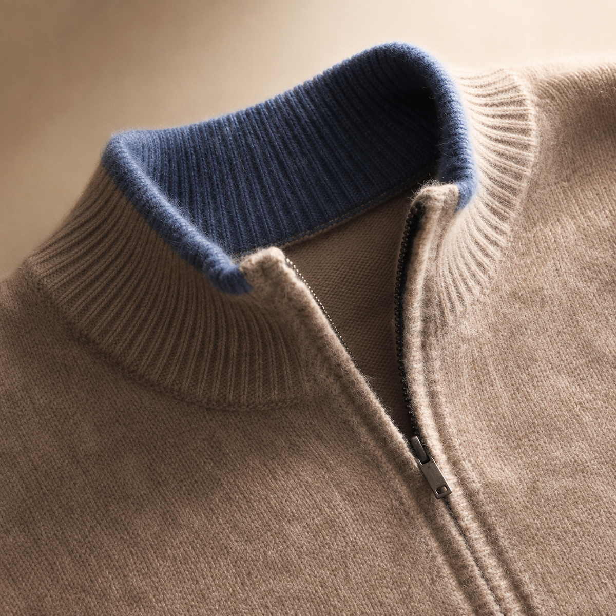 Jasper Brushed Knit Zip
