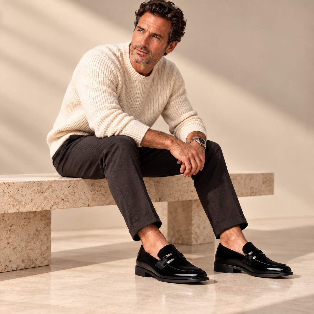 Carlos Velvet Lounge Loafers
