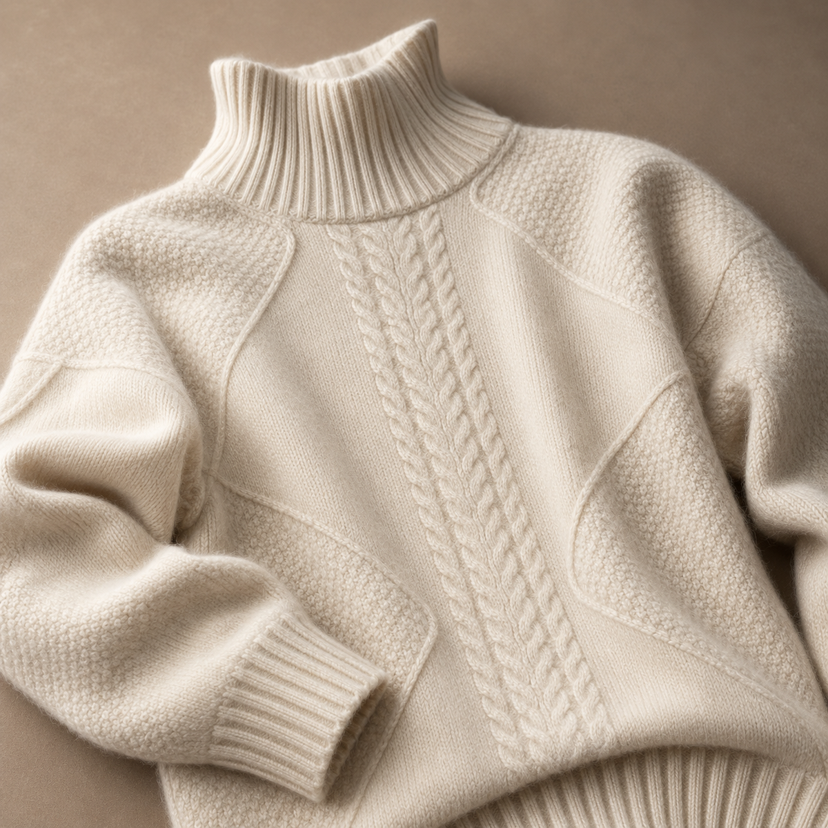 Annelise Mock-Neck Sweater