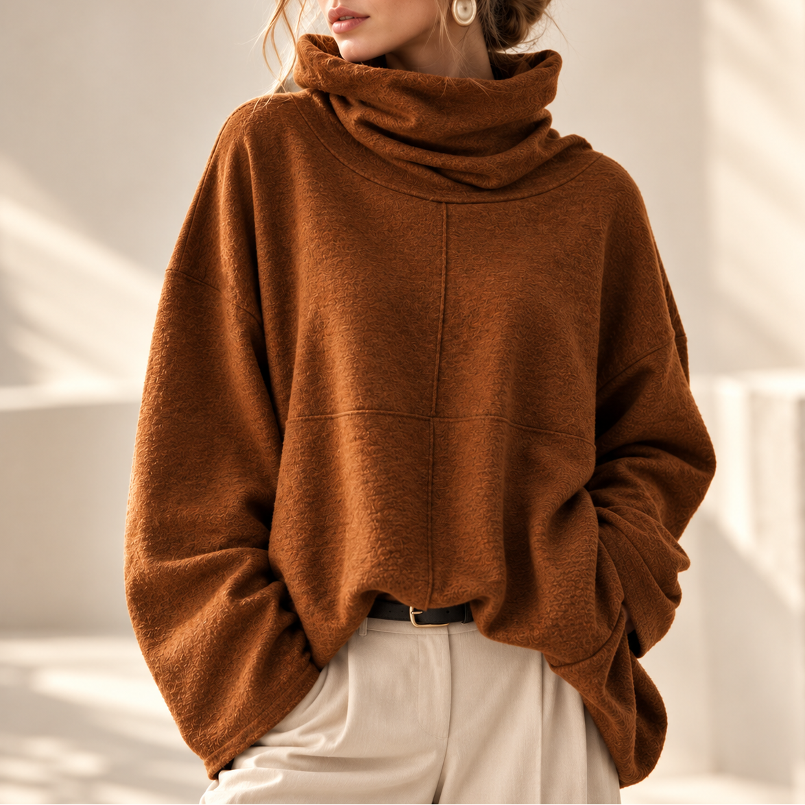 Bella Signature Collar Knit