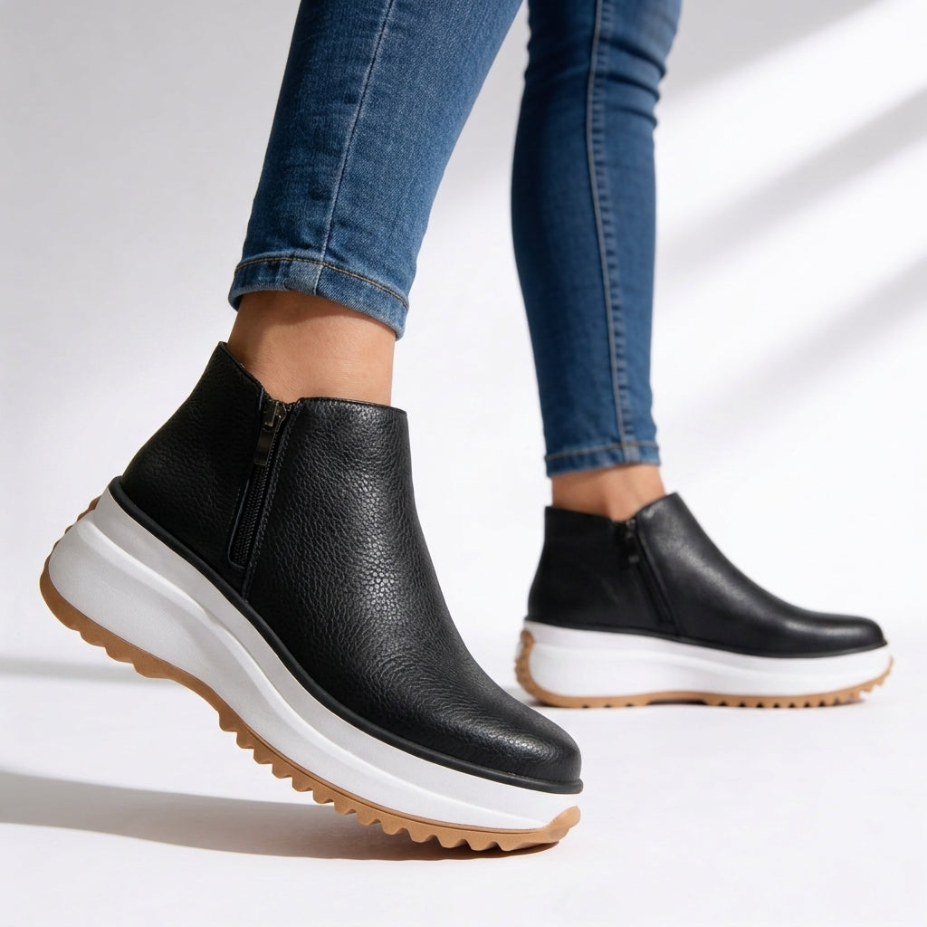 Ava Platform Ankle Boots