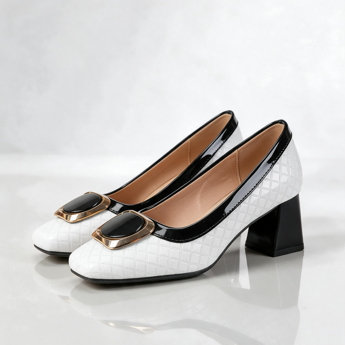 Caroline Lattice Heels