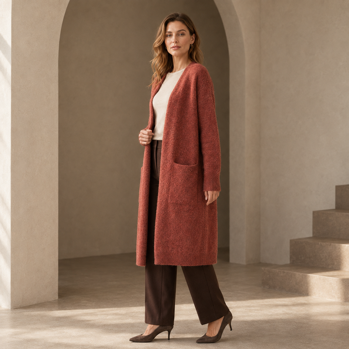 Celeste Brushed Cardigan