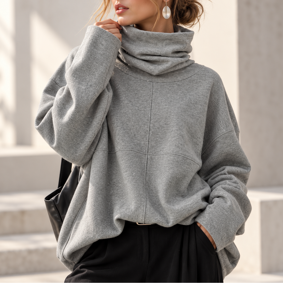 Bella Signature Collar Knit