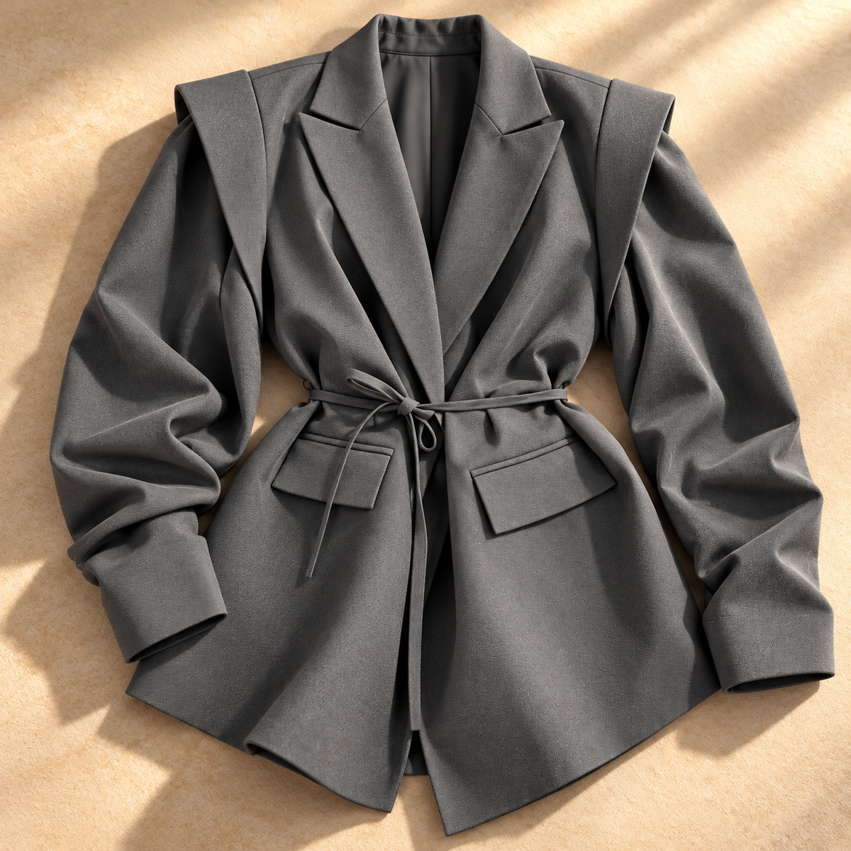 Madeline Layered-Shoulder Blazer