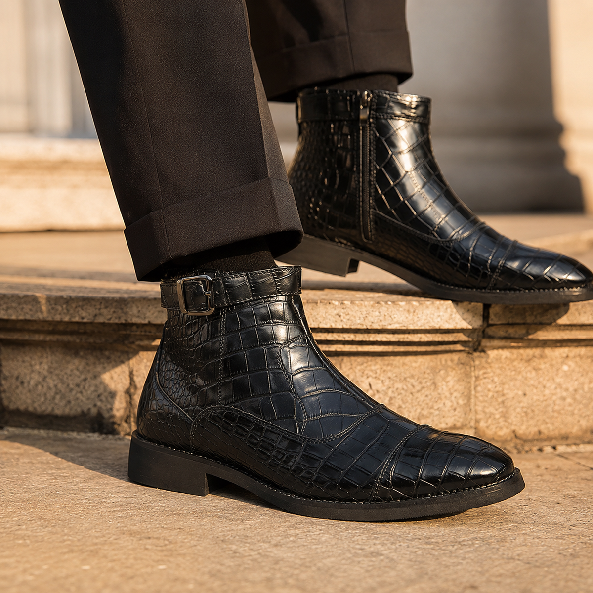 Holden Croc Zip Boots