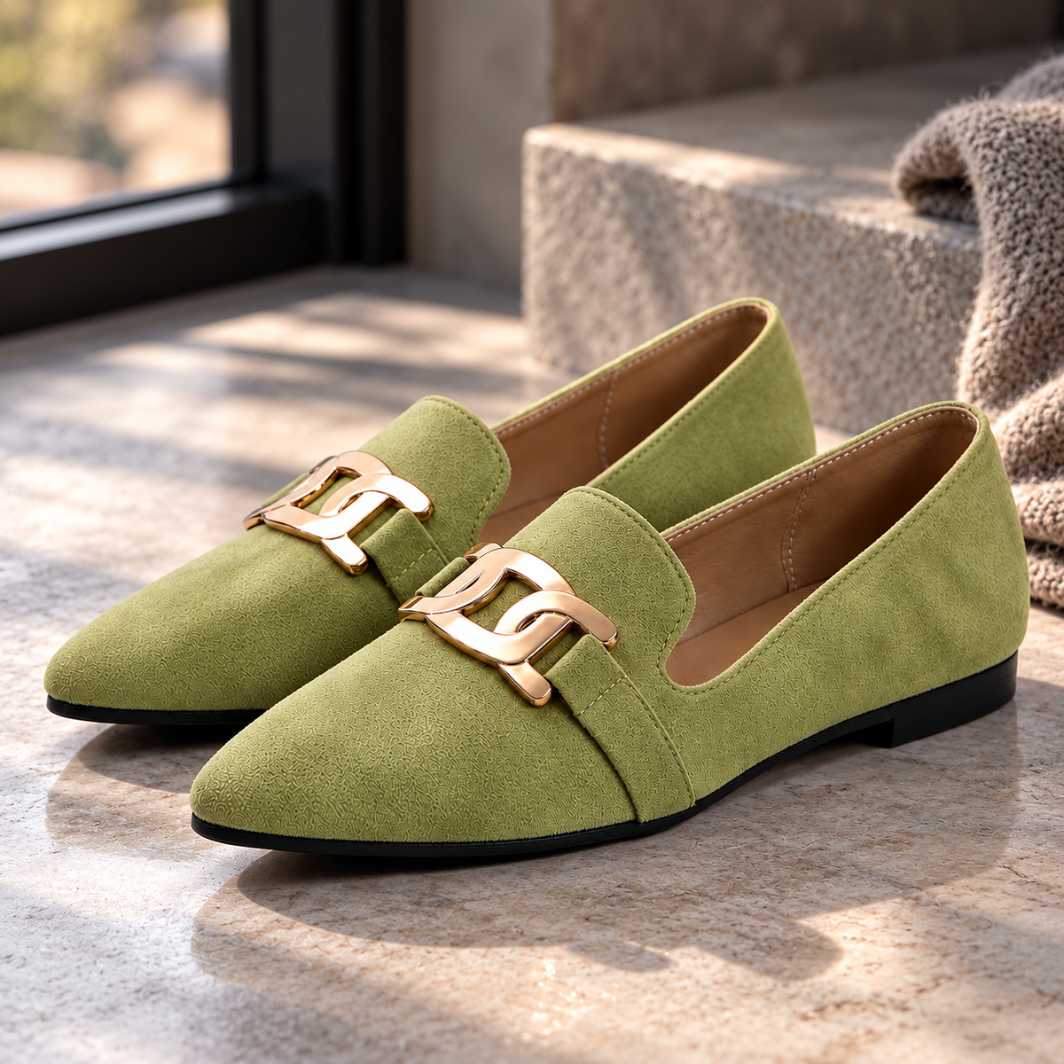Serene Suede Loafers