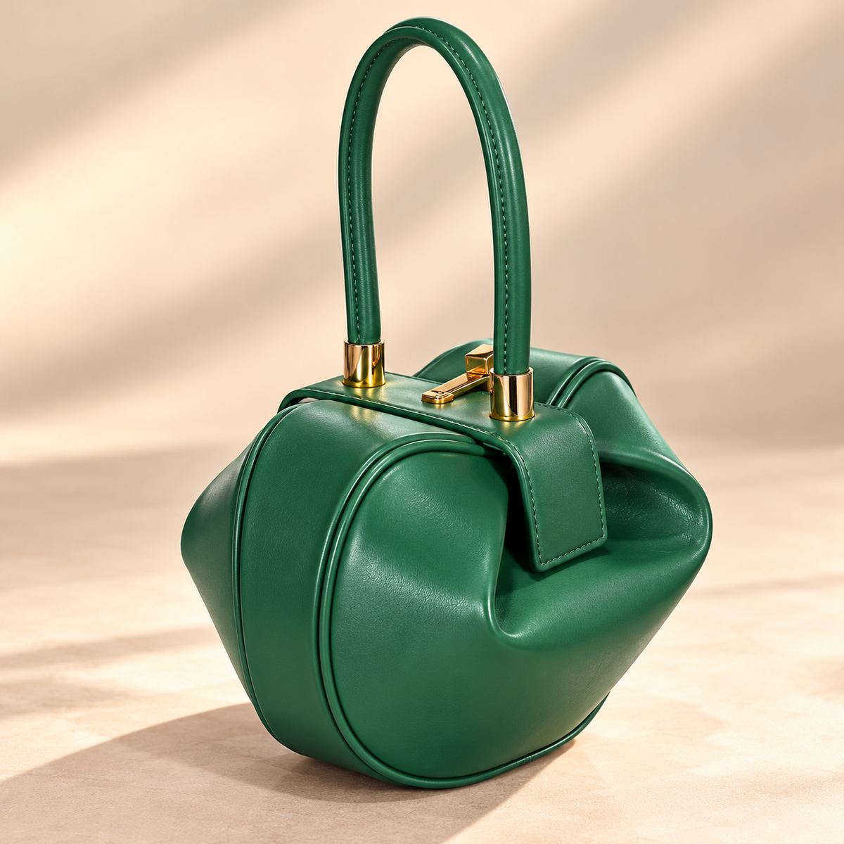 Estelle Fold Top-Handle Bag