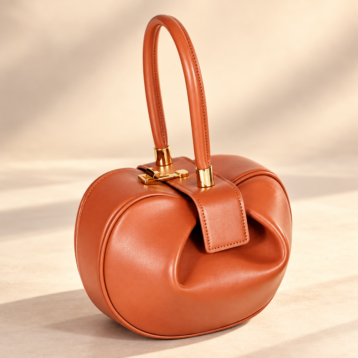 Estelle Fold Top-Handle Bag