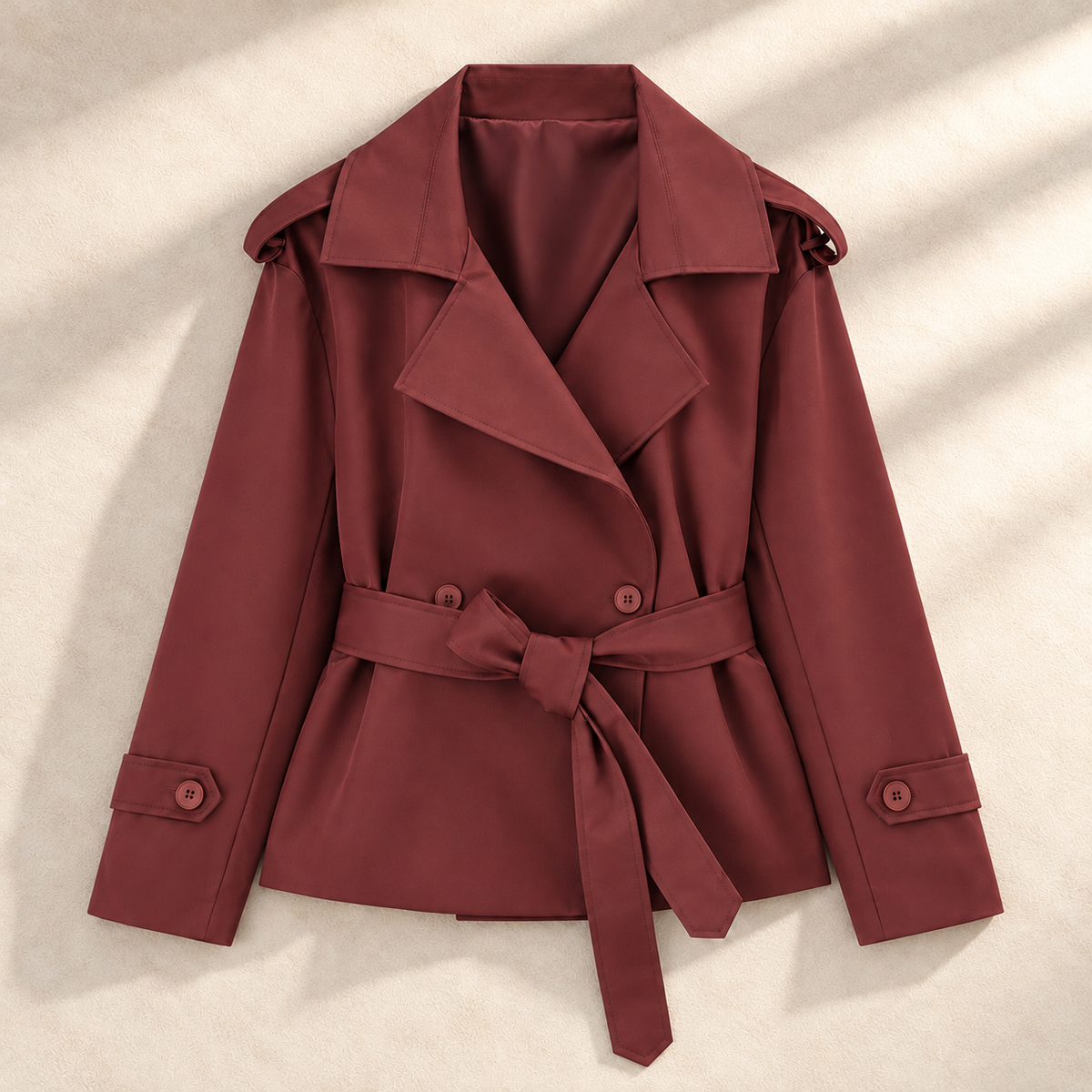 Margaux Belted Trench Jacket
