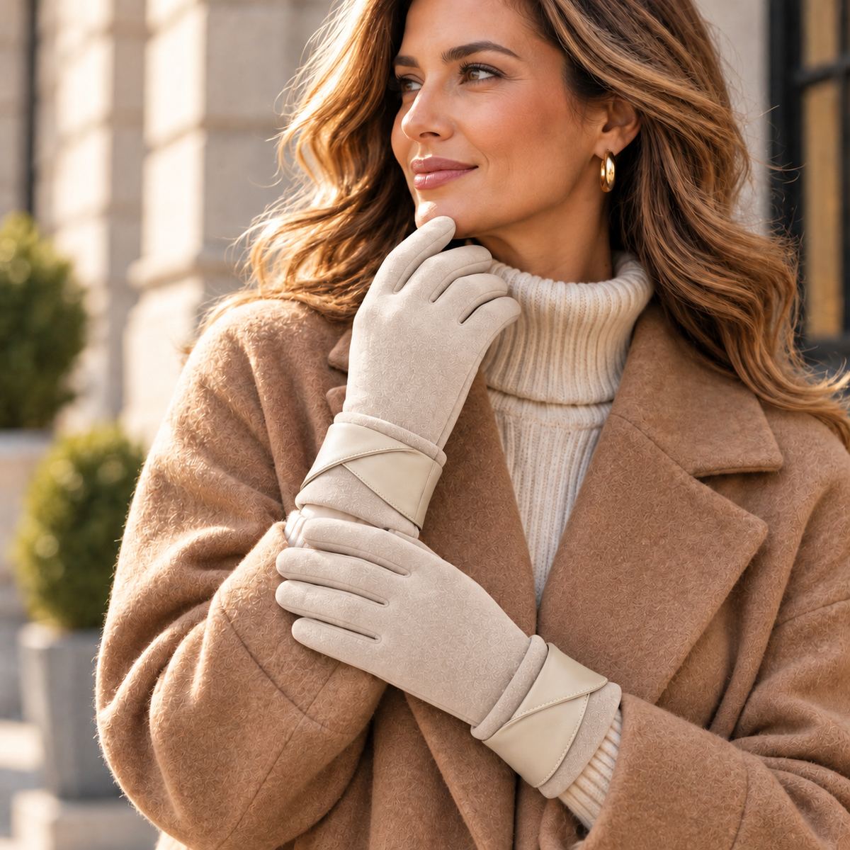 Elena Wrap Cuff Gloves