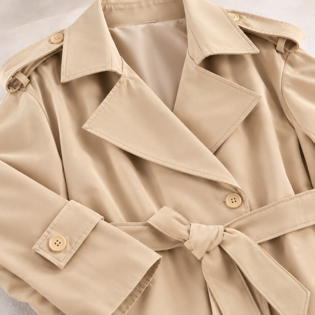 Margaux Belted Trench Jacket