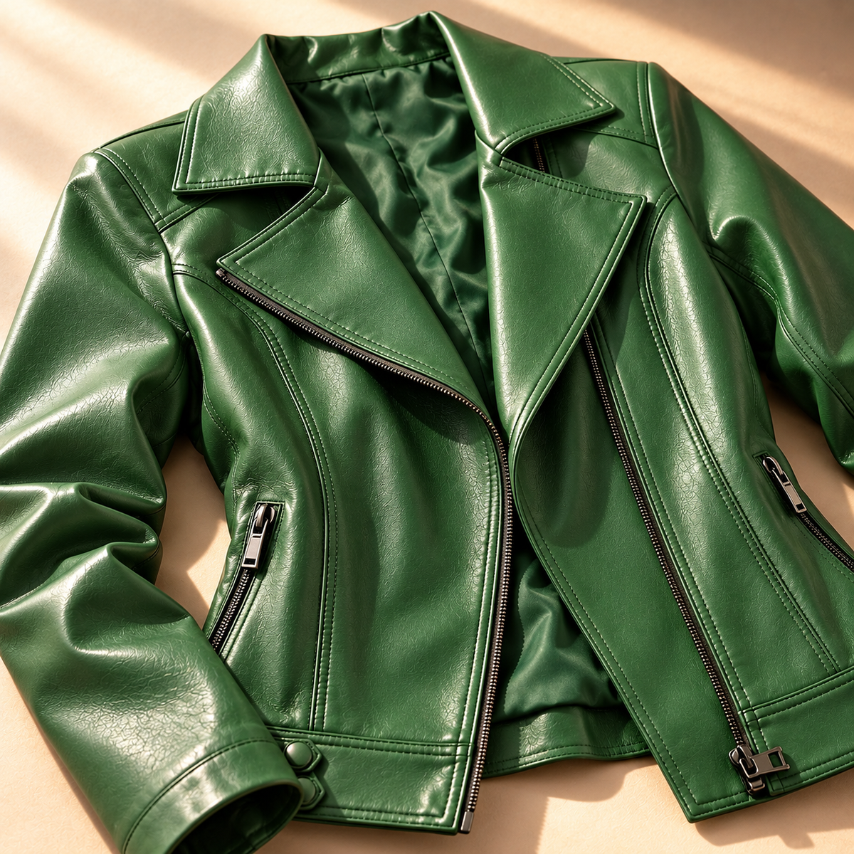 Francine Lapel Moto Jacket