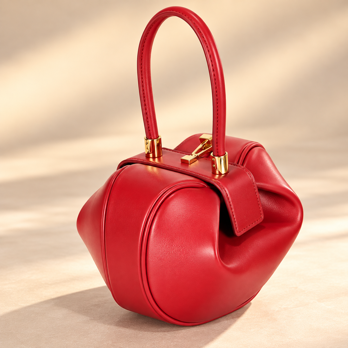 Estelle Fold Top-Handle Bag