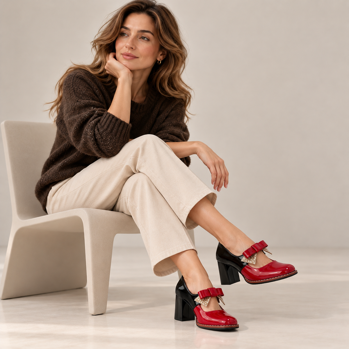 Claire Bowtie Mary Janes