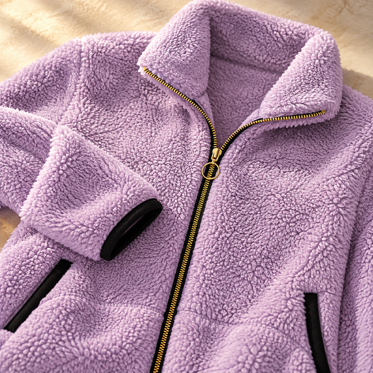 Margaux Zip Teddy Fleece