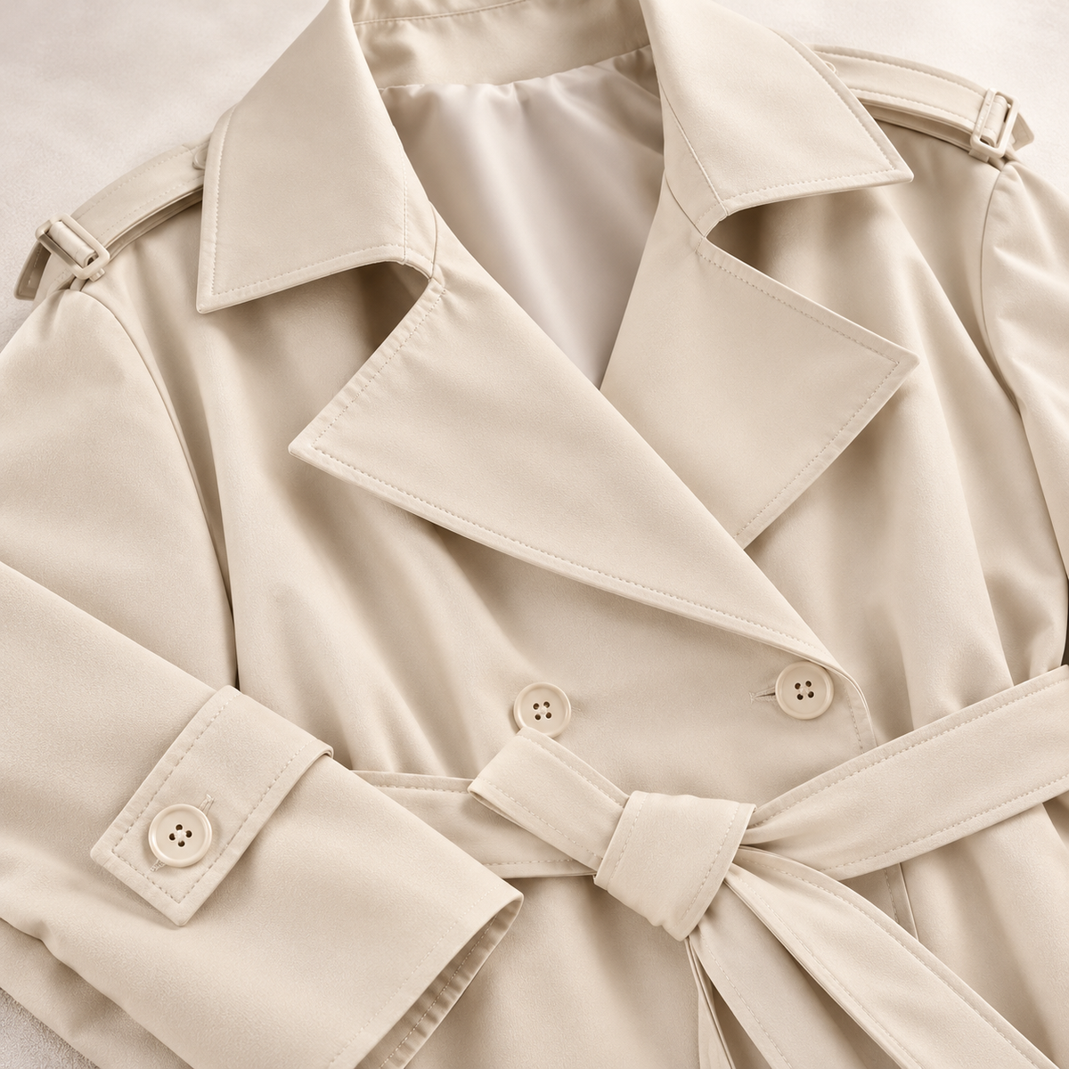 Margaux Belted Trench Jacket