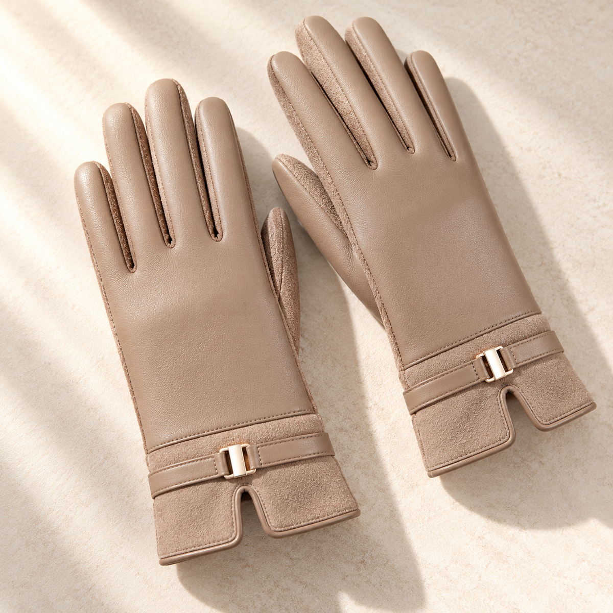 Elena Belted Cuff Gloves