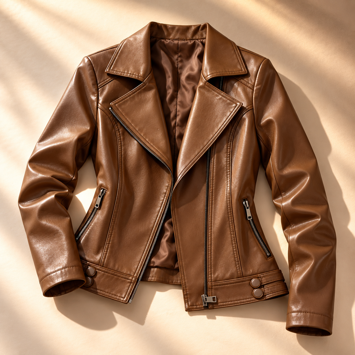 Francine Lapel Moto Jacket