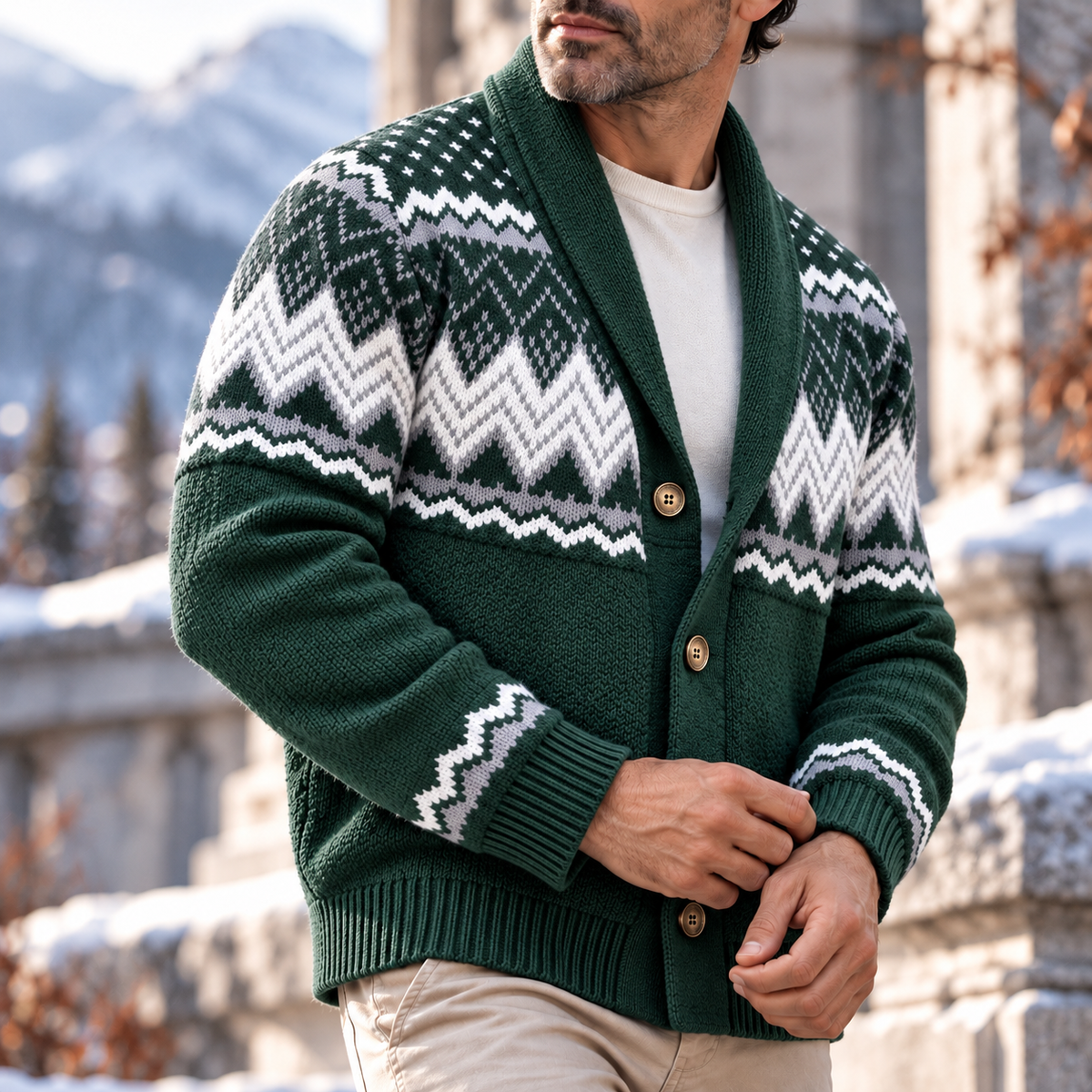 Brant Fair Isle Cardigan