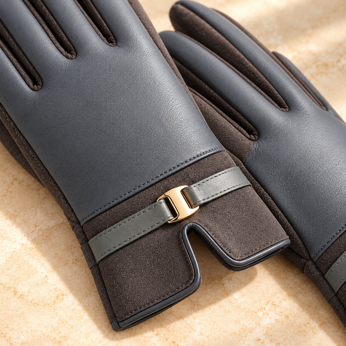 Elena Belted Cuff Gloves