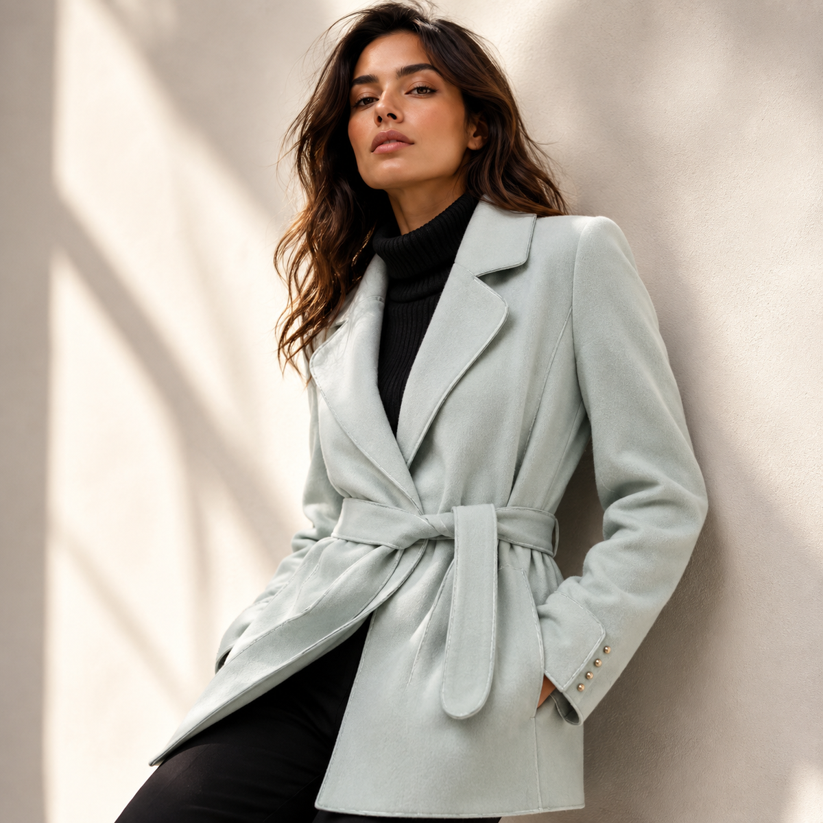 Margot Long Wrap Coat