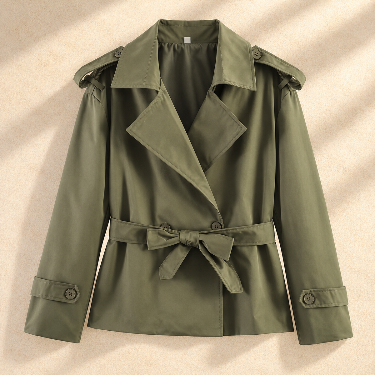 Margaux Belted Trench Jacket