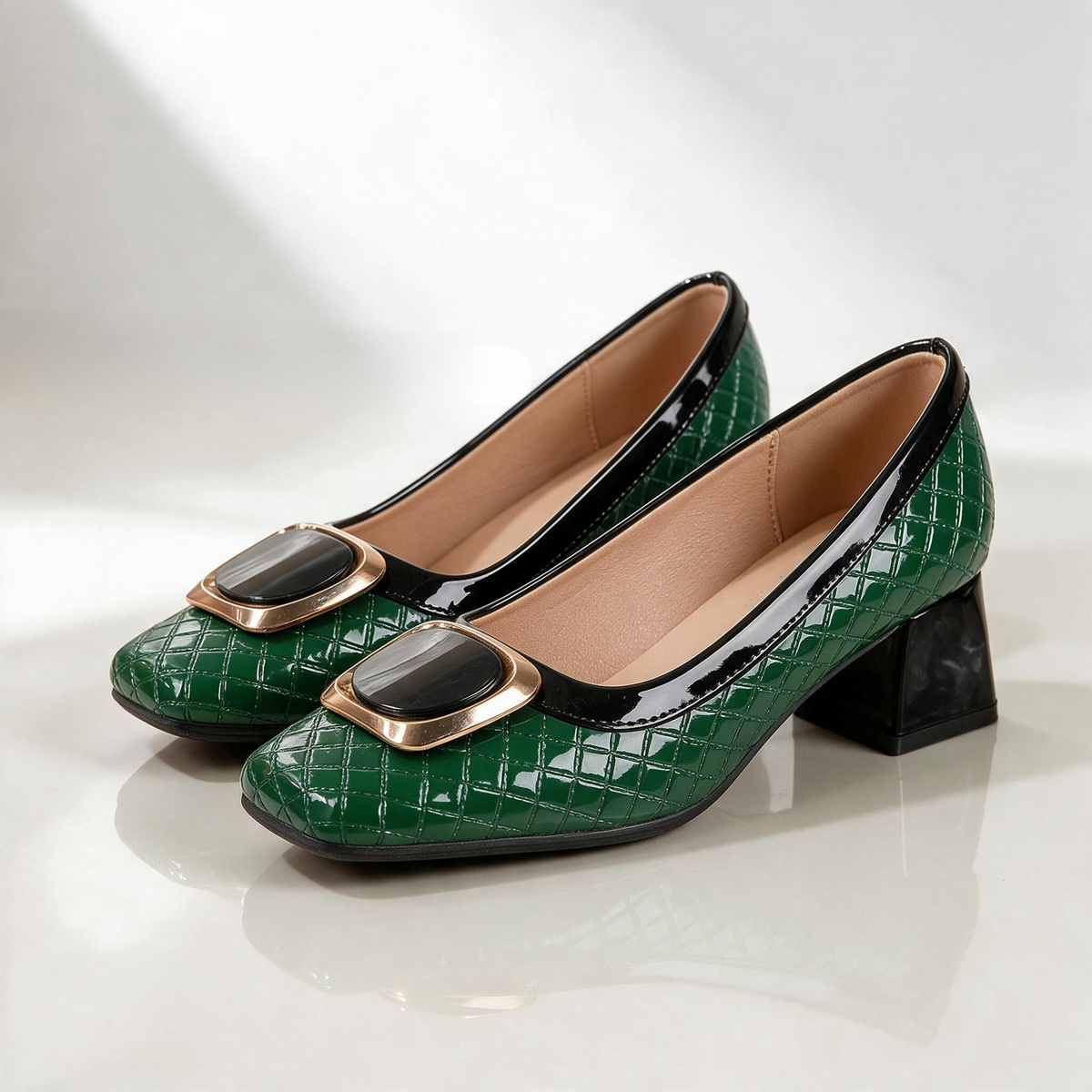 Caroline Lattice Heels