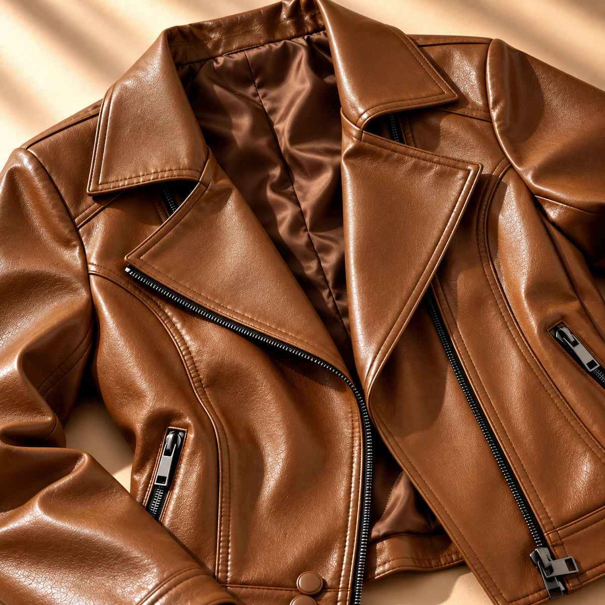 Francine Lapel Moto Jacket