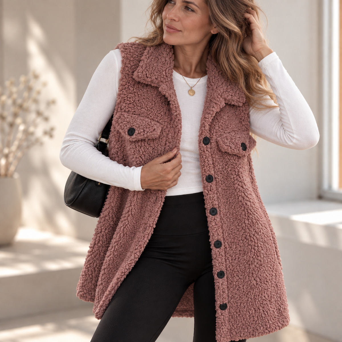 Francine Teddy Vest
