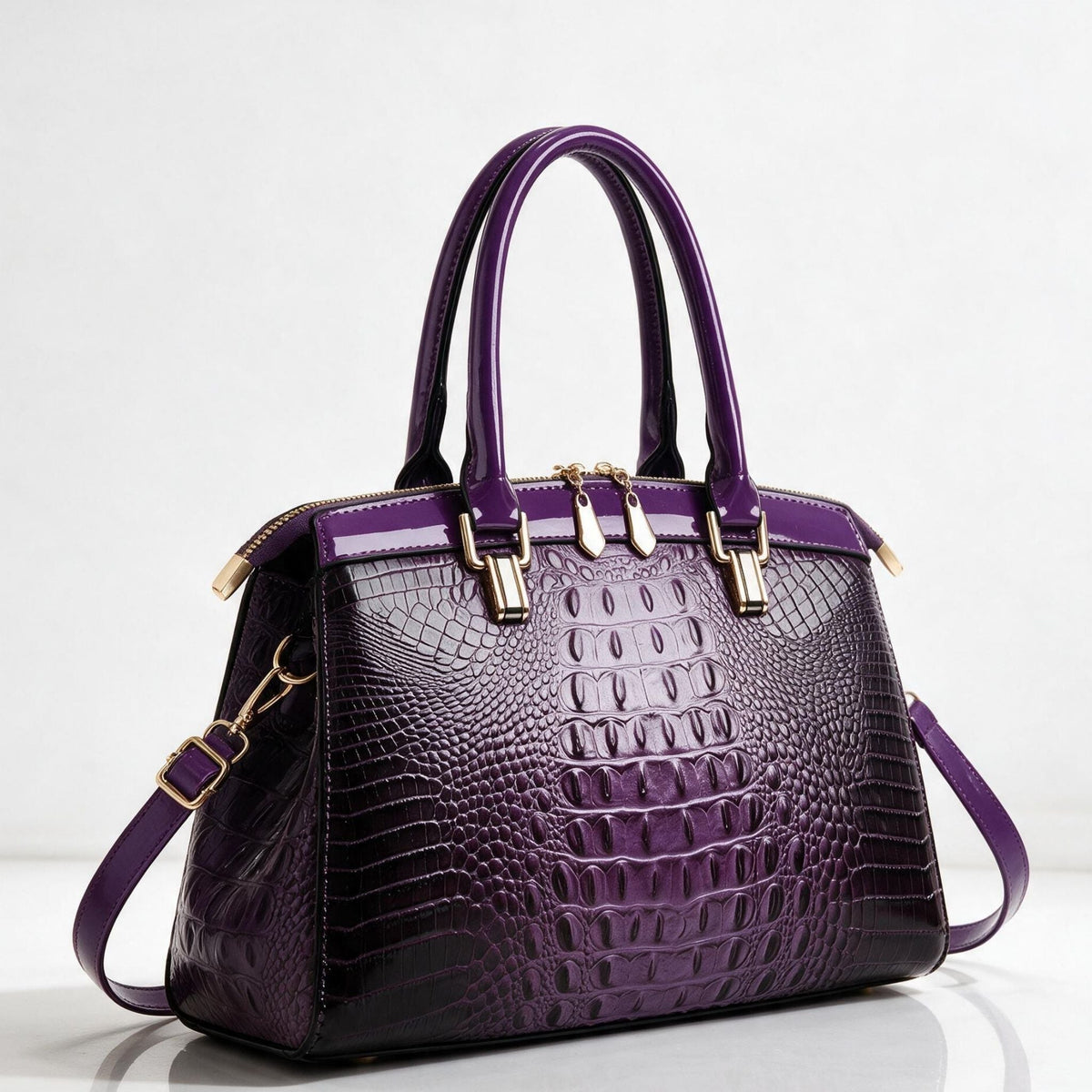 The Carlissa Croc Handbag