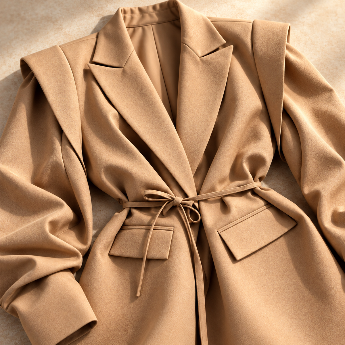 Madeline Layered-Shoulder Blazer