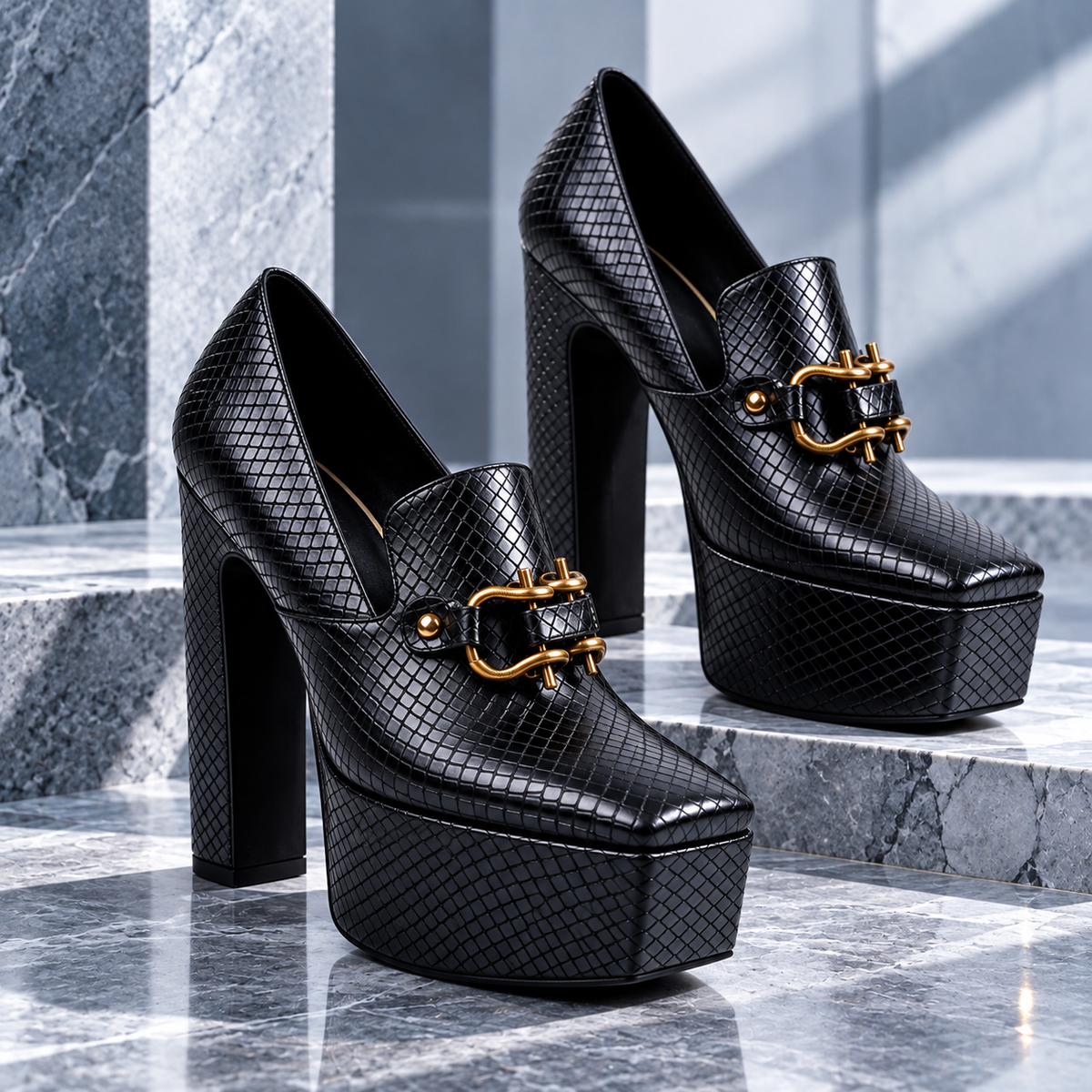 Yvonne Platform Loafer Pumps