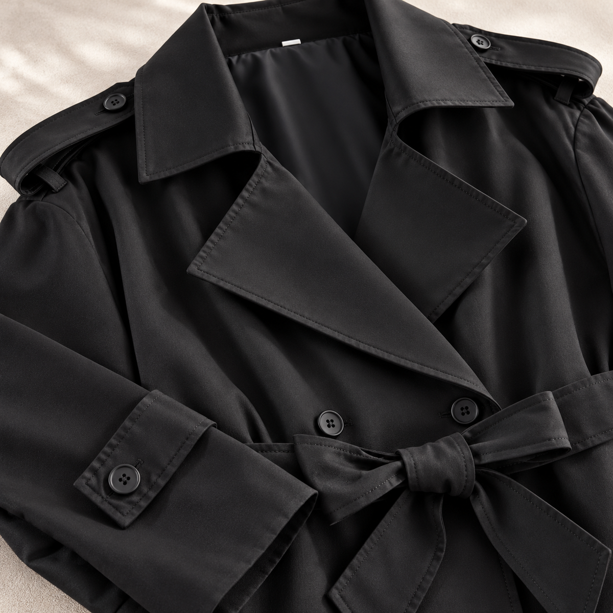 Margaux Belted Trench Jacket