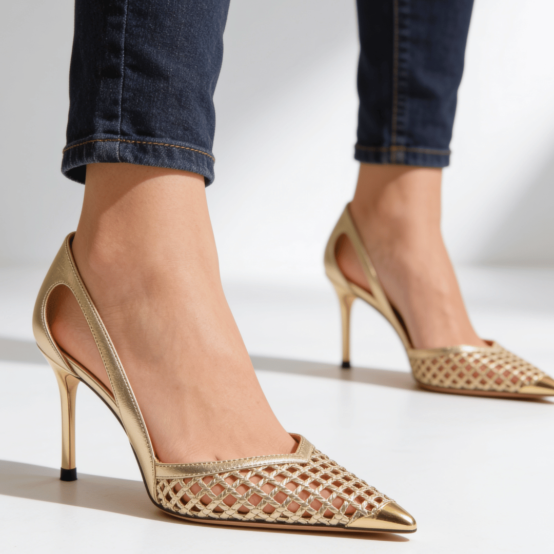 Carmella Lake Gilded Heels