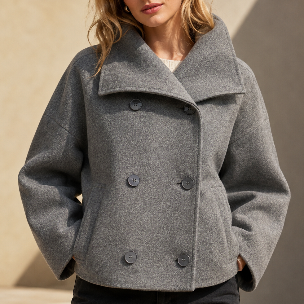 Delevigne Crop Coat