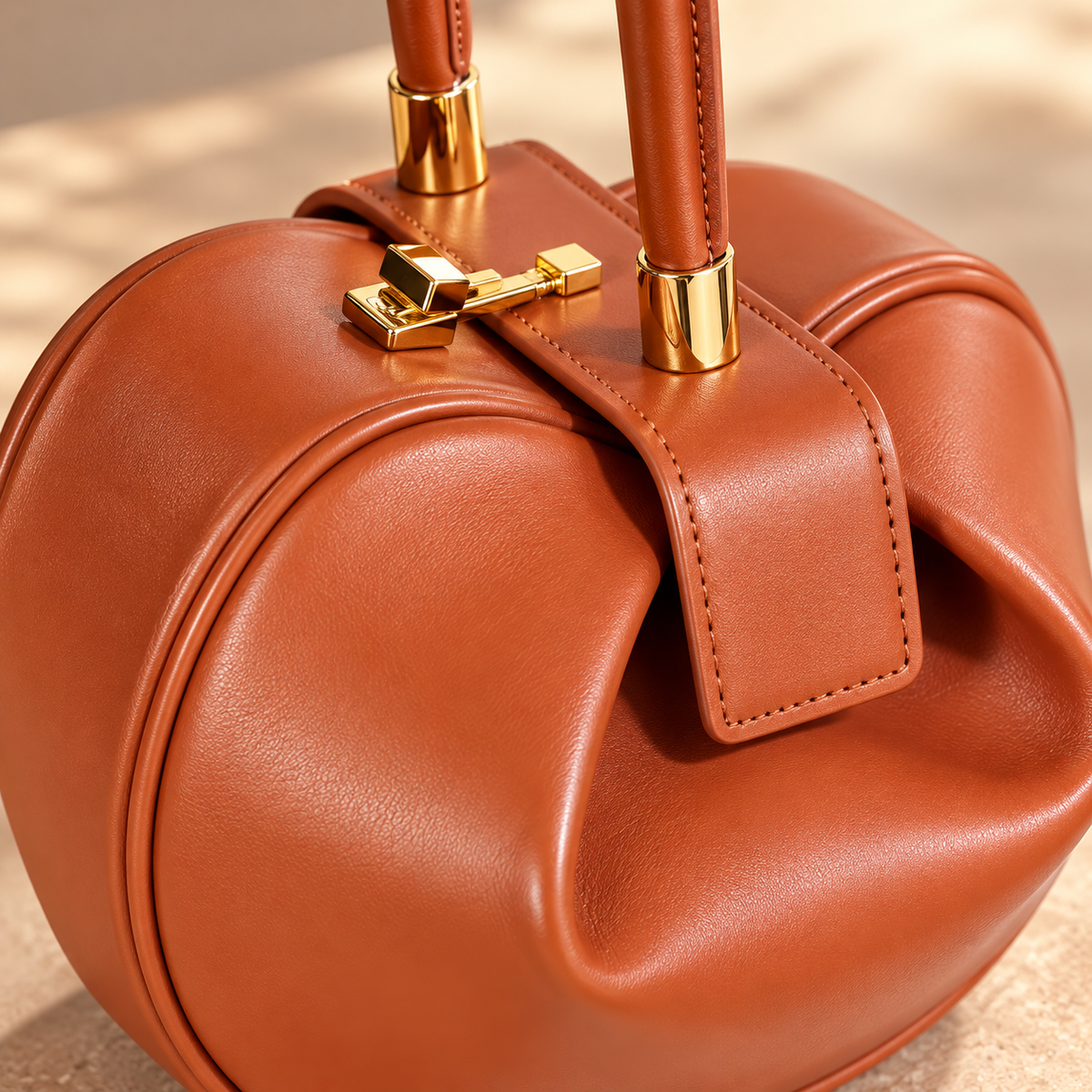 Estelle Fold Top-Handle Bag
