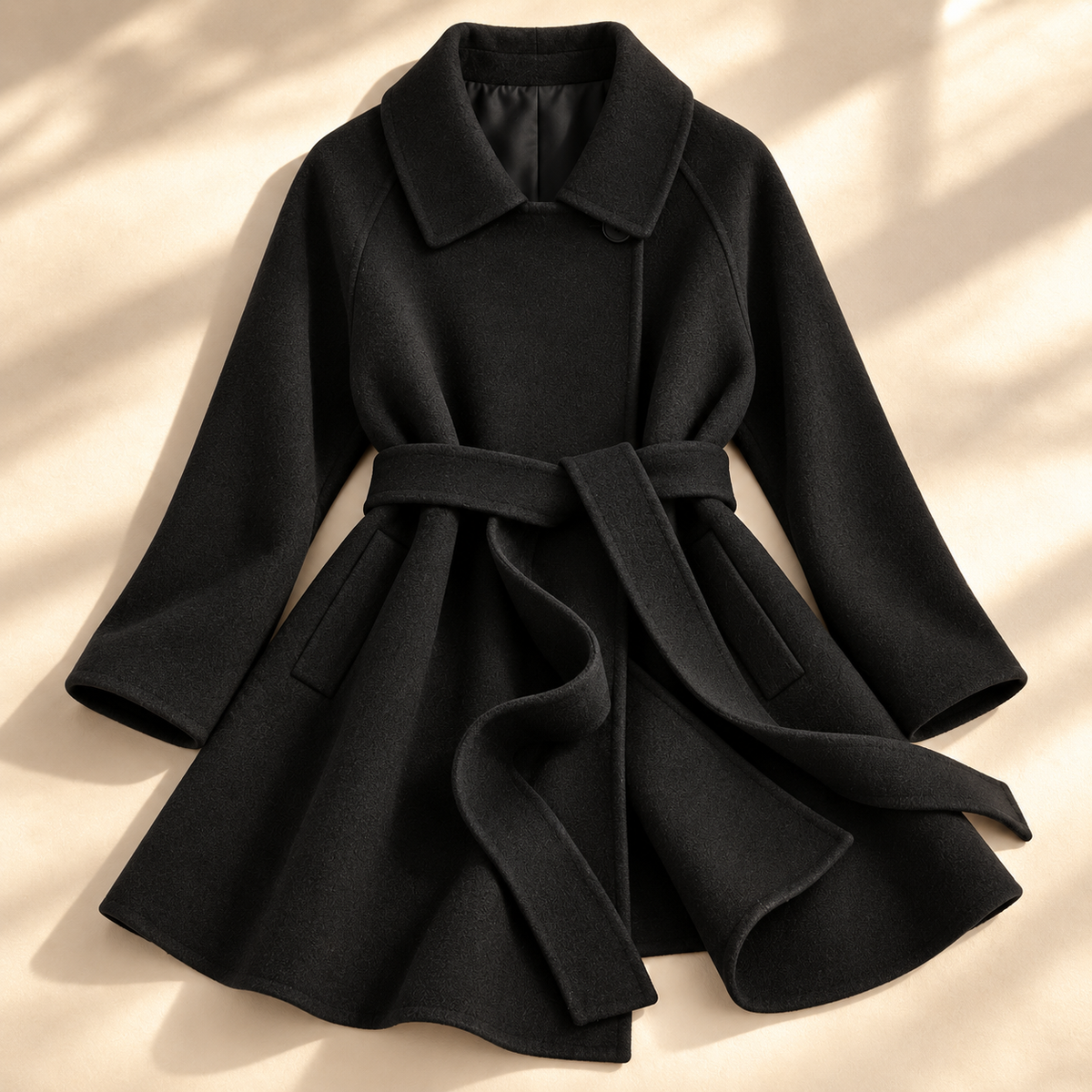 Margaux Belted Wool Coat