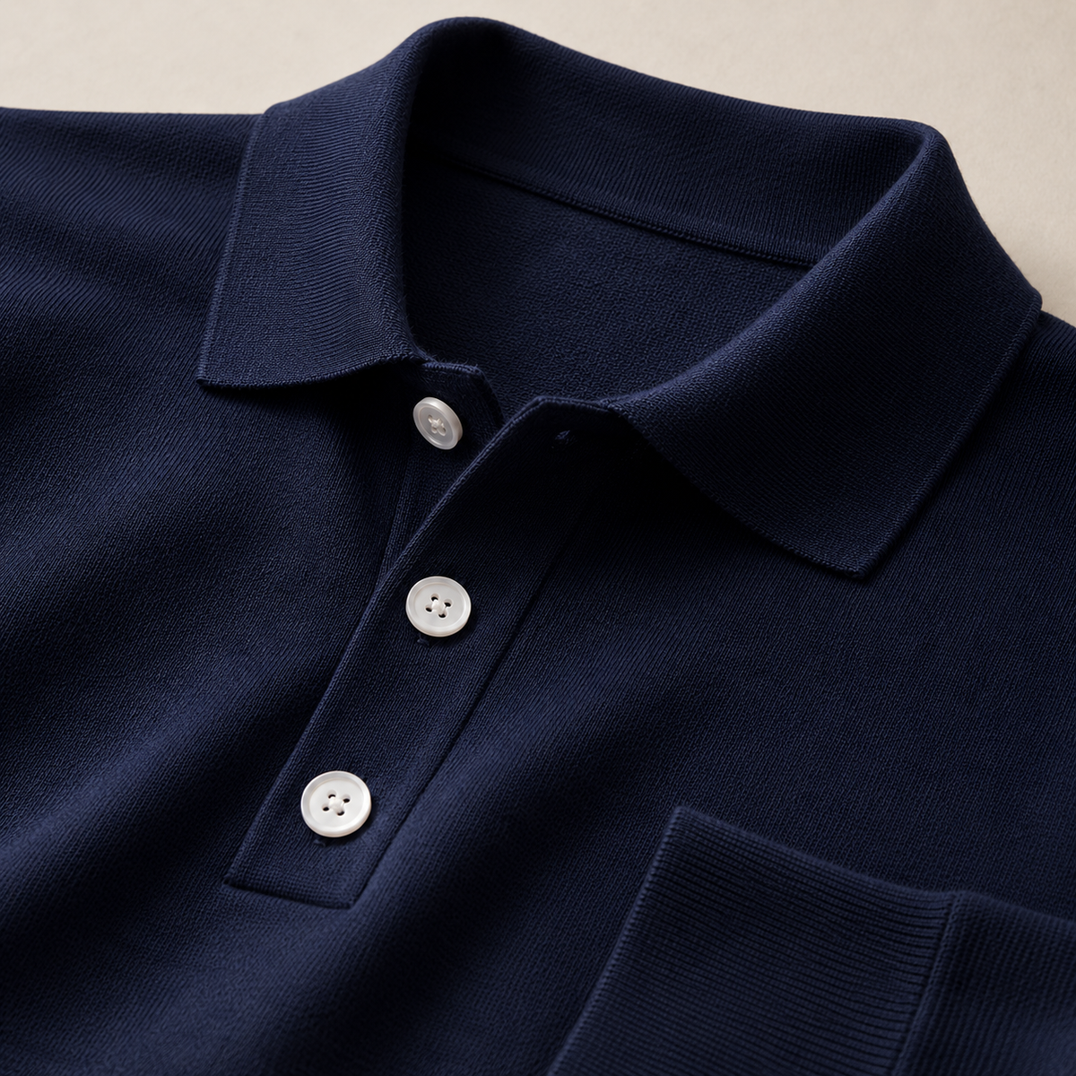 Carson Long-Sleeve Polo