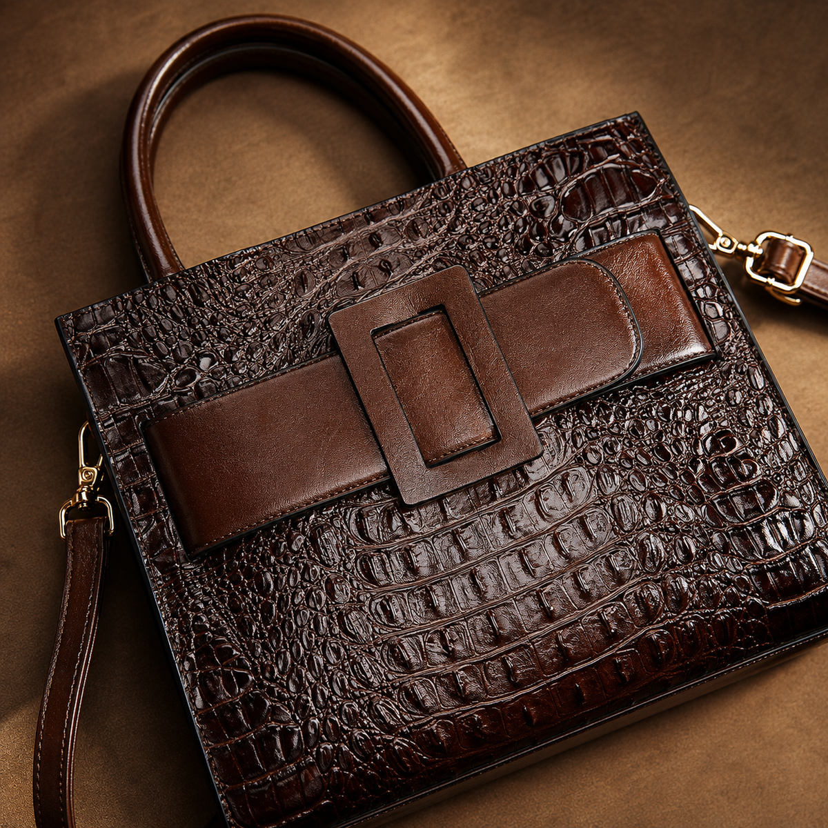 The Carrington Croc Tote