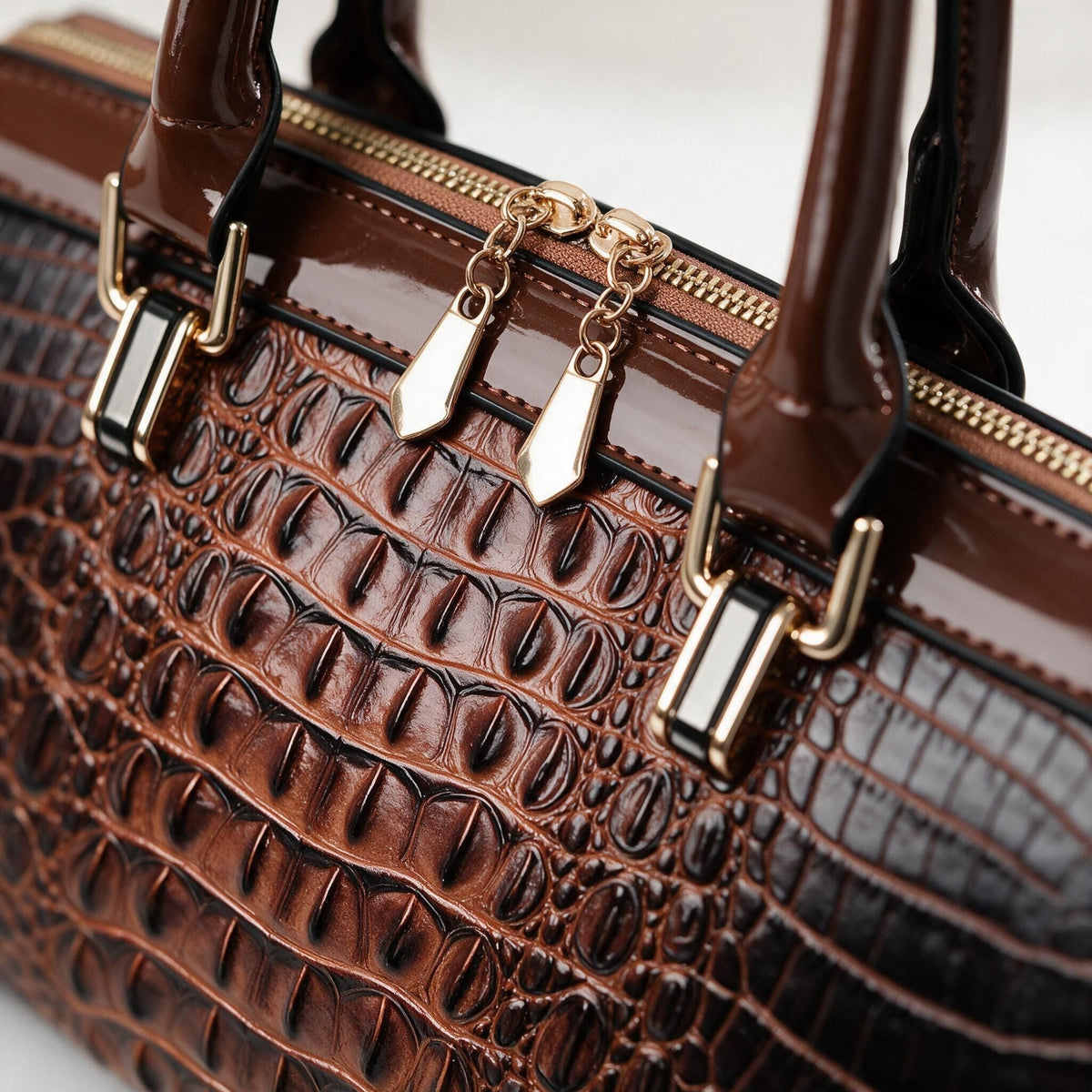 The Carlissa Croc Handbag