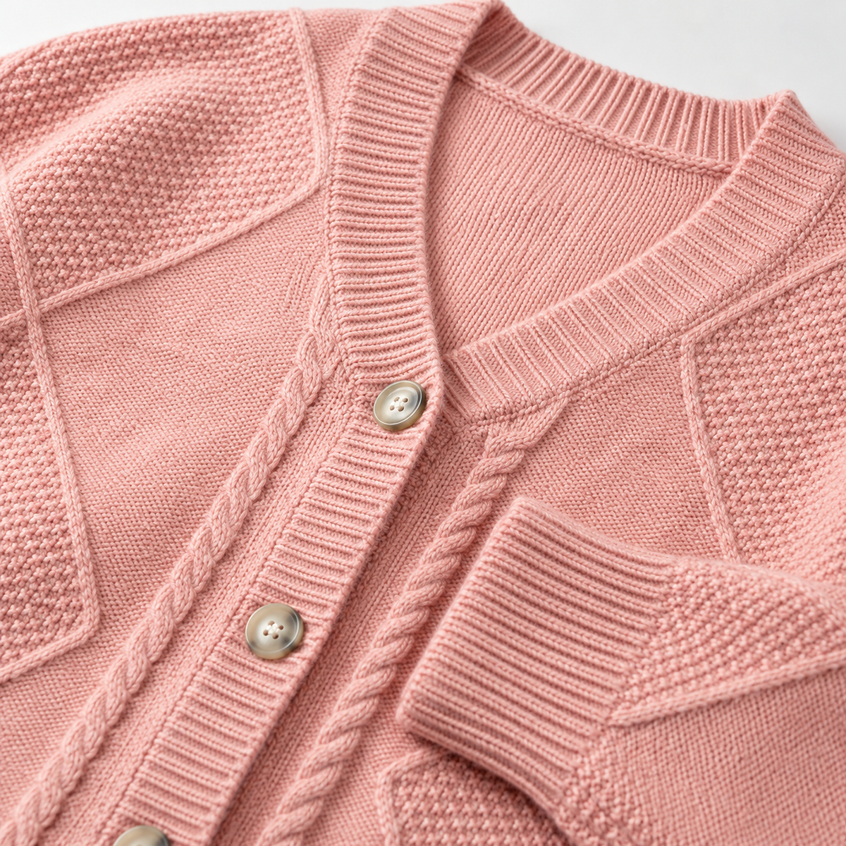Francine Cable Button Cardigan
