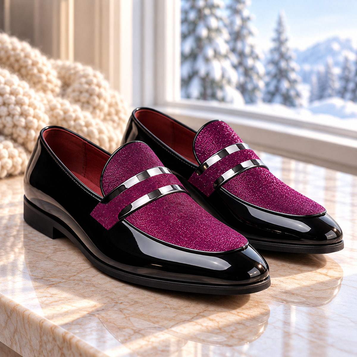 Carlos Velvet Lounge Loafers