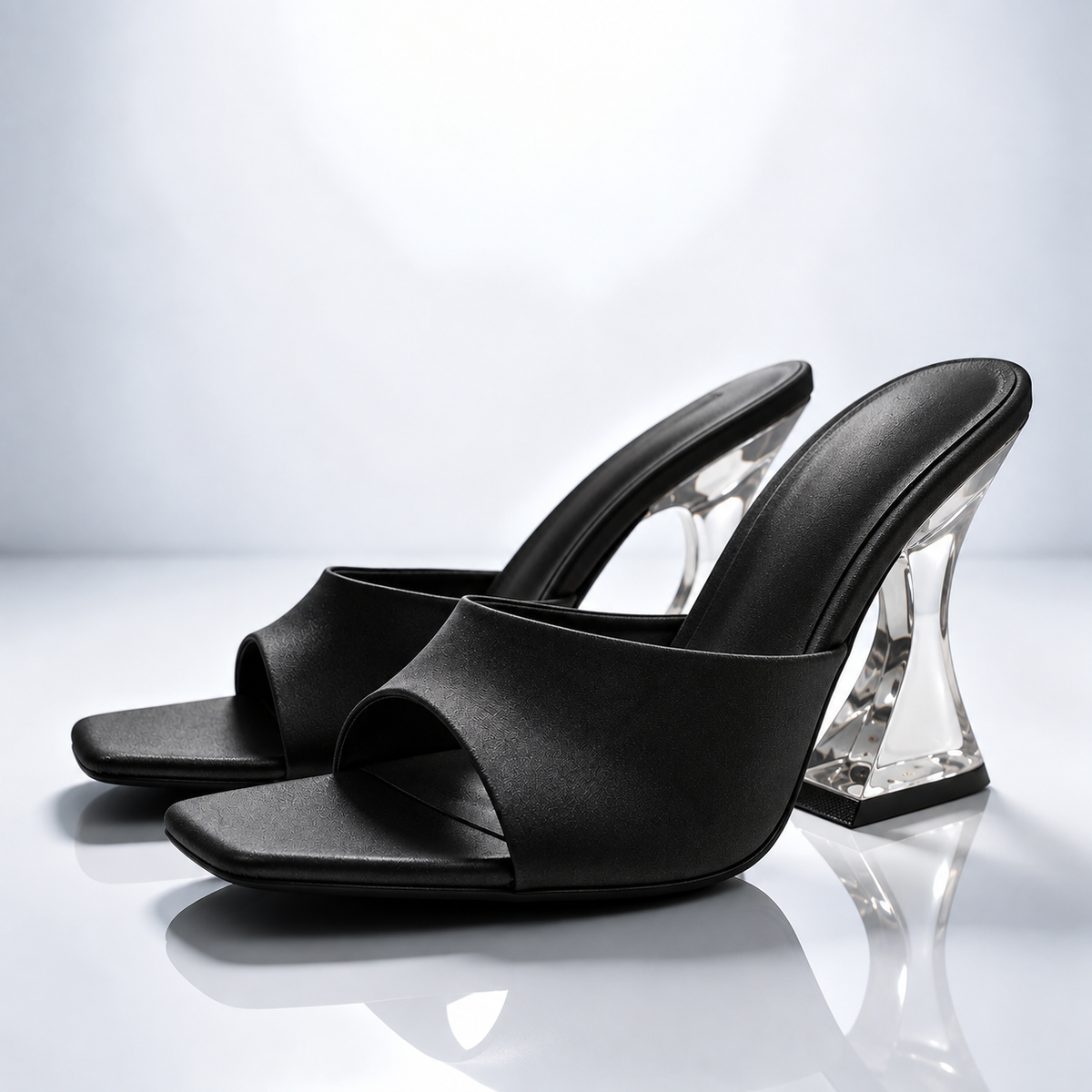 Francine Hourglass Heel Mules