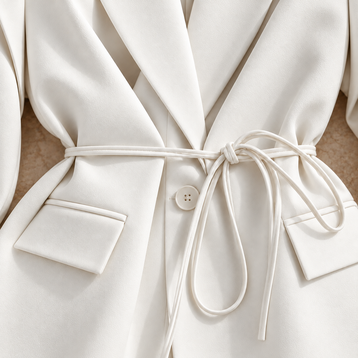 Madeline Layered-Shoulder Blazer