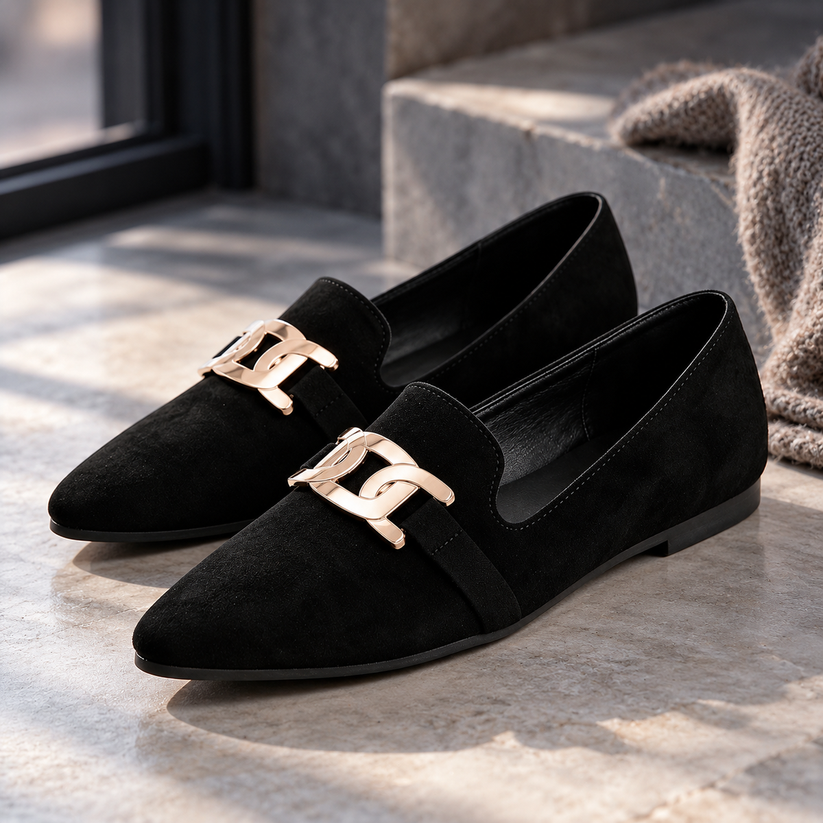 Serene Suede Loafers