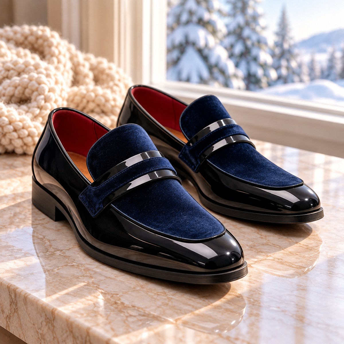 Carlos Velvet Lounge Loafers
