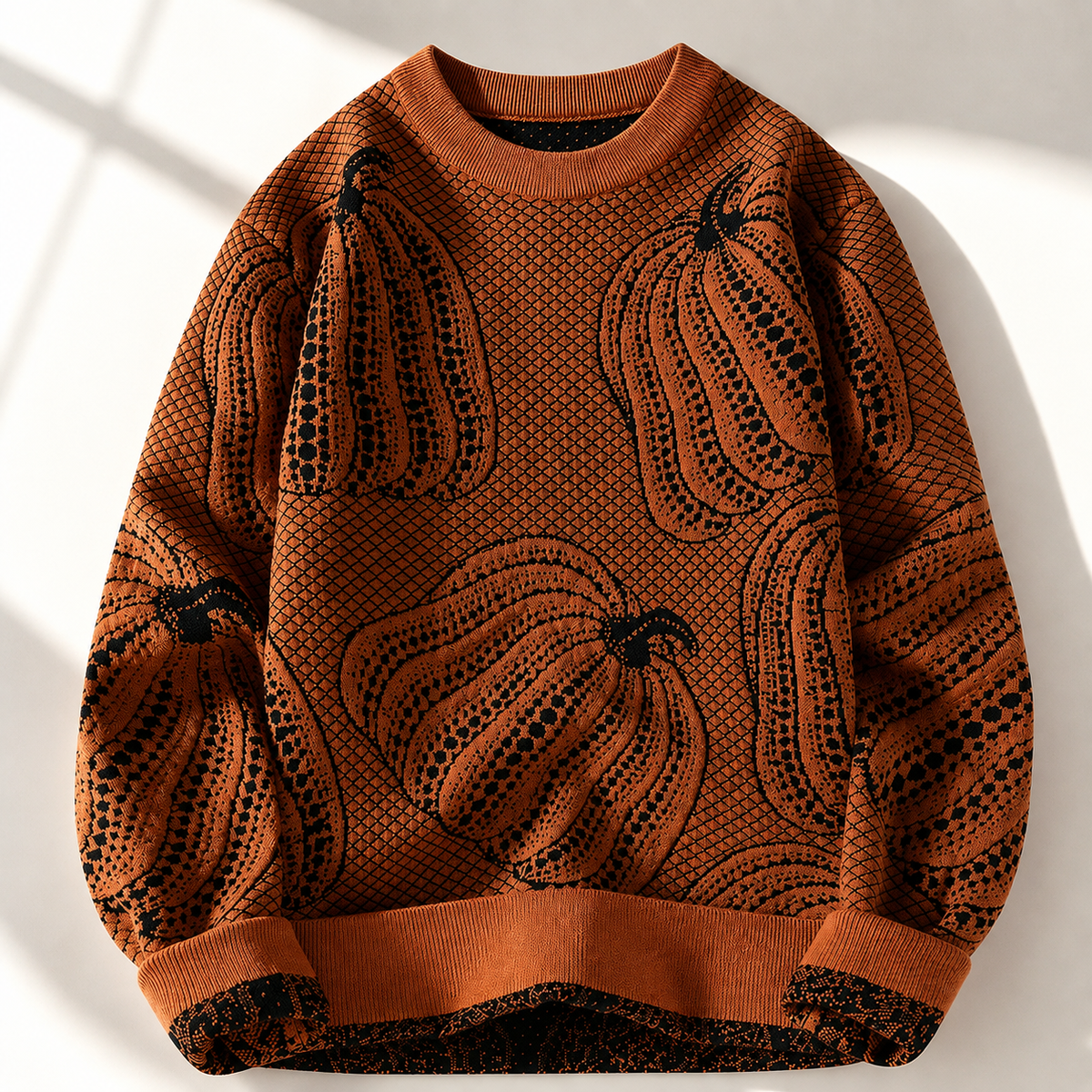 Curtis Pumpkin Knit Sweater