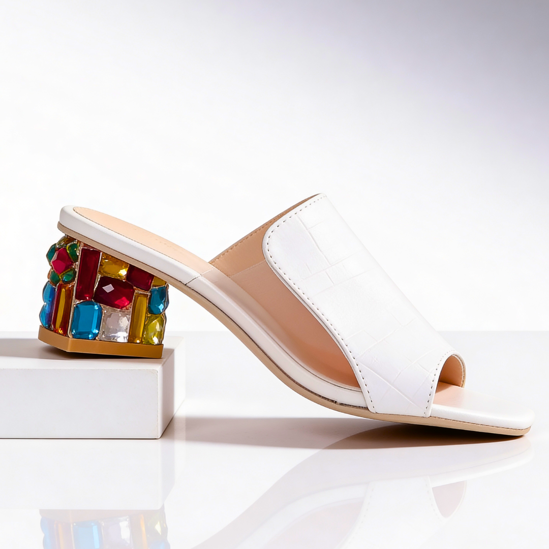Odessa Jewel Heel Slides